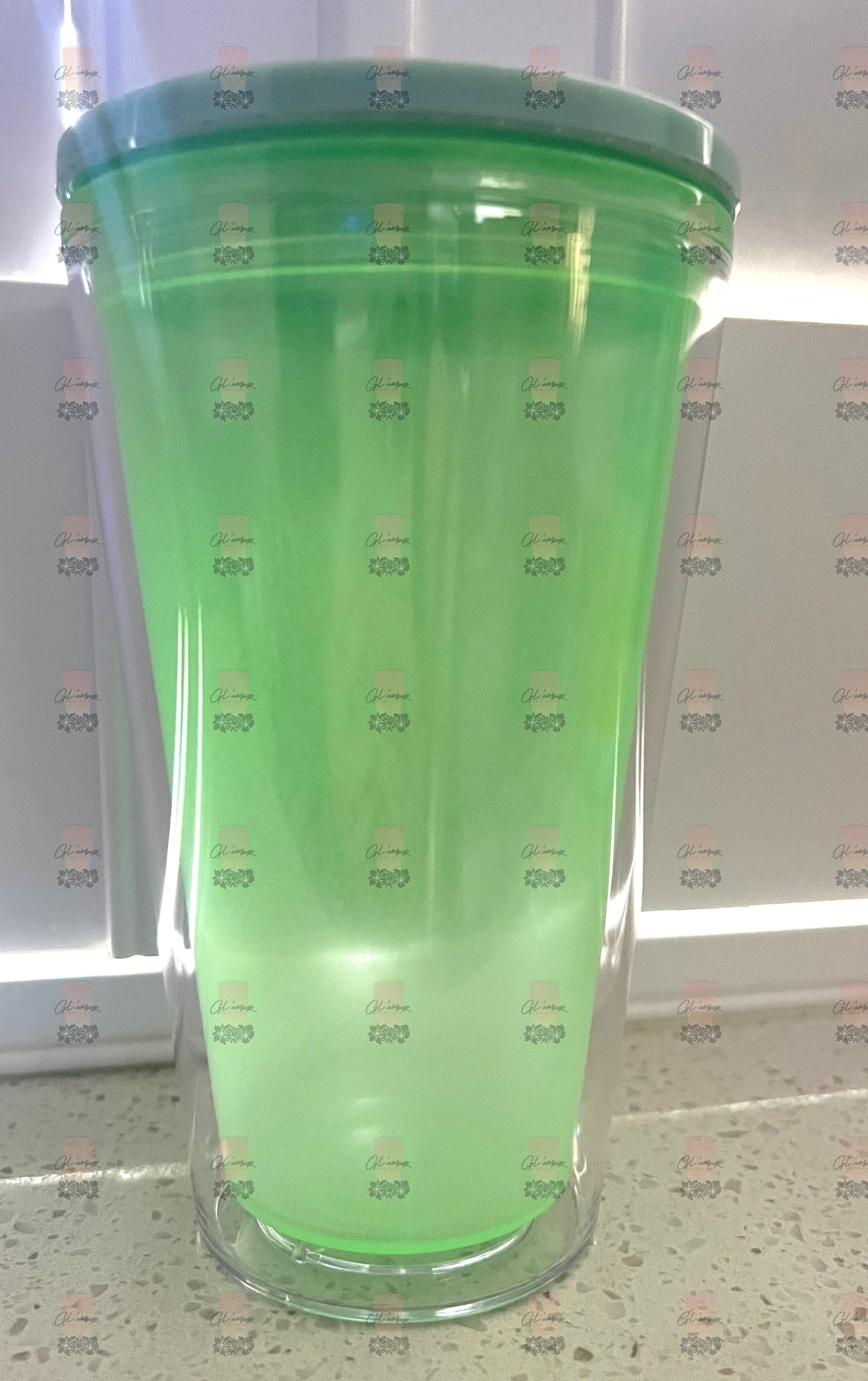 16 oz Glow In The Dark Dupe Double Wall Tumbler