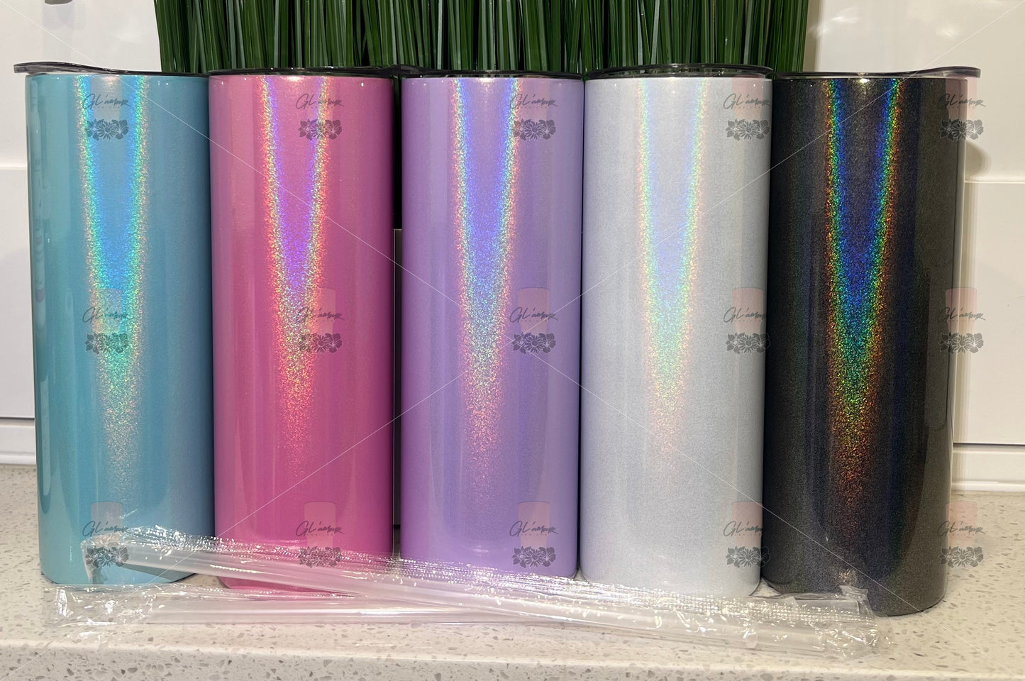 20 oz Glitter Sublimation Tumbler