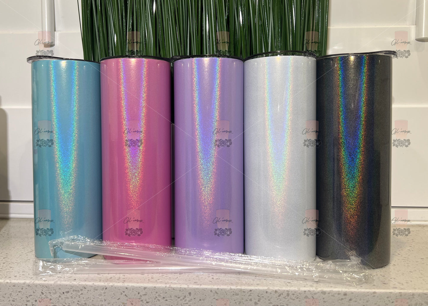 20 oz Glitter Sublimation Tumbler