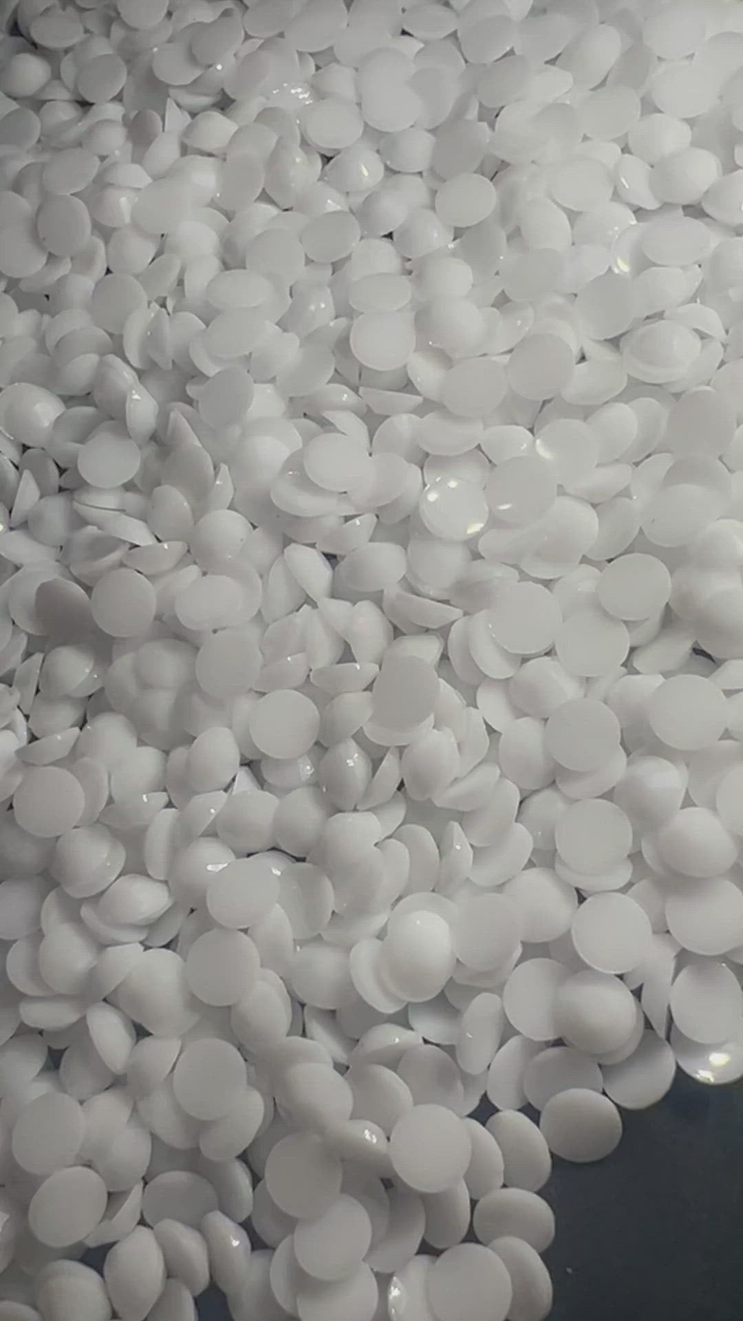 Jelly Solid White Flat Back Resin Rhinestones - 1000 pcs – Gl