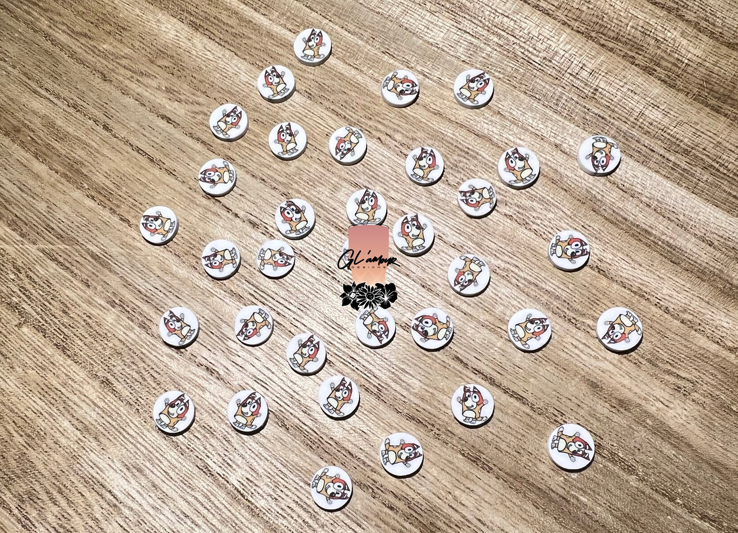 Dog Polymer Slices- 10mm Large