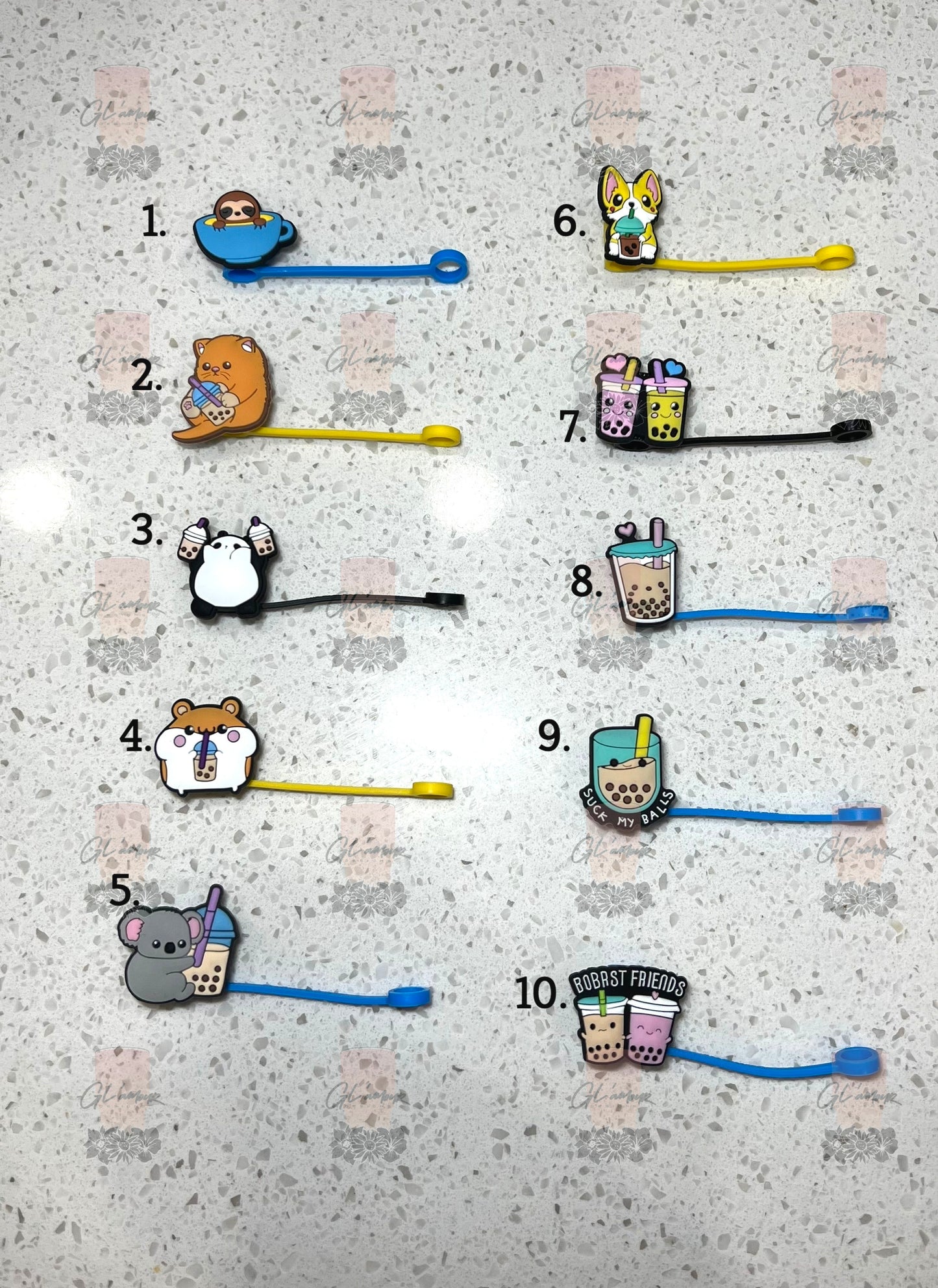 Boba Lover Straw Toppers