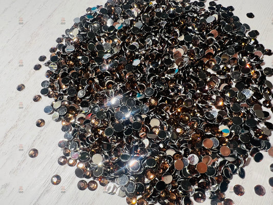 Brown Resin Rhinestones - 1000 pcs