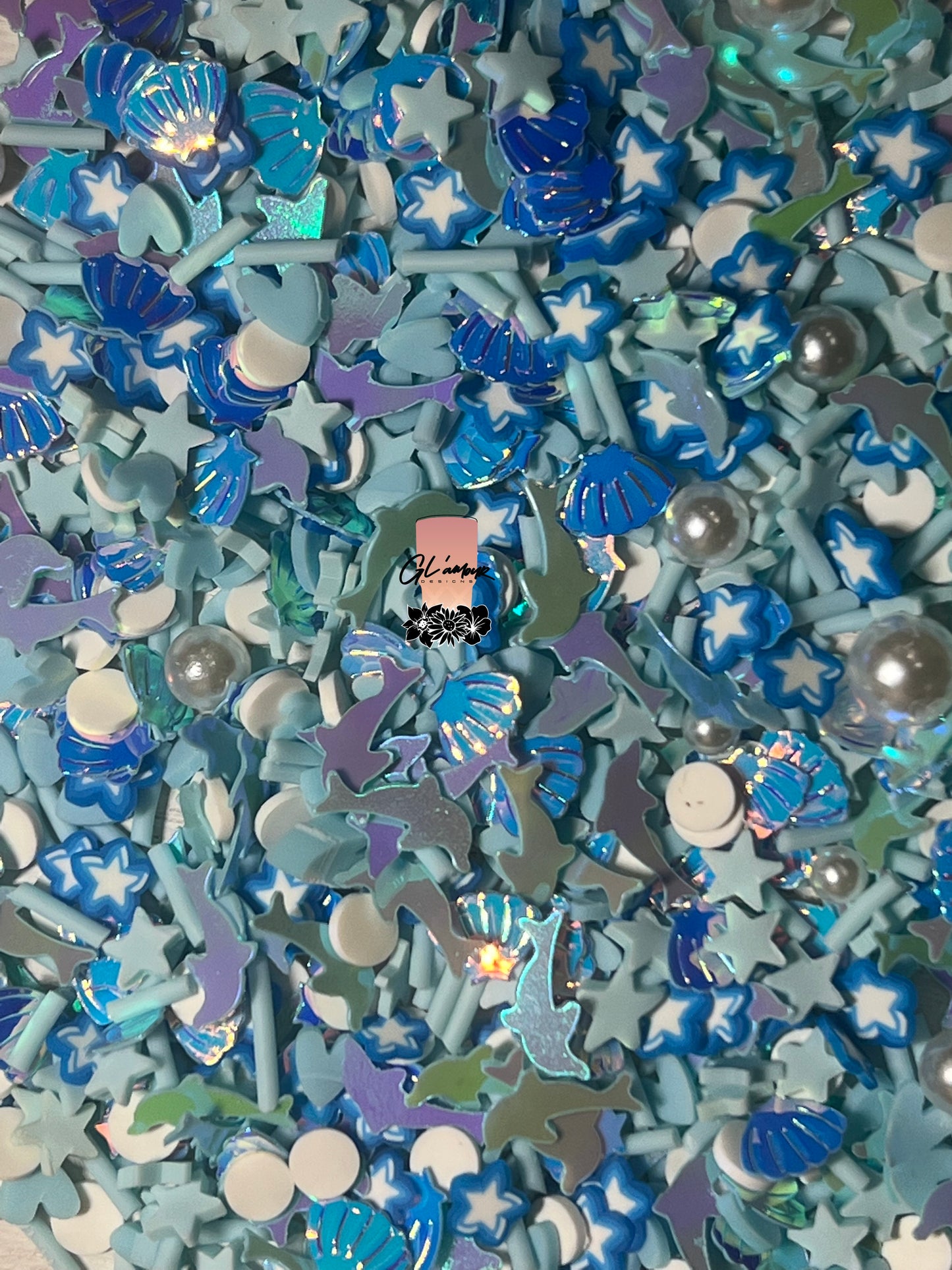 Dolphin's Pearl Mix Polymer Slices