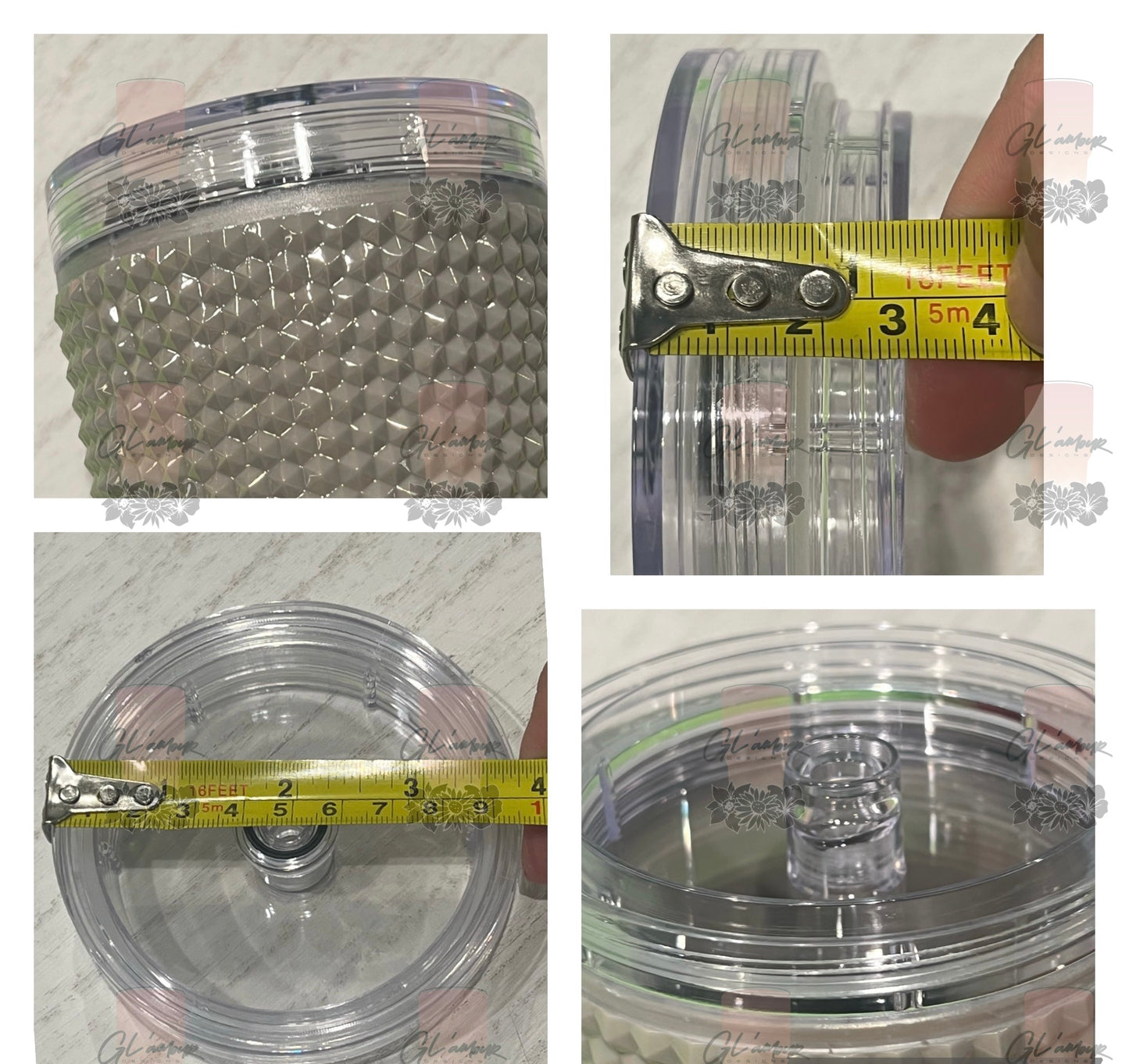 Double Wall Snowglobe Lids