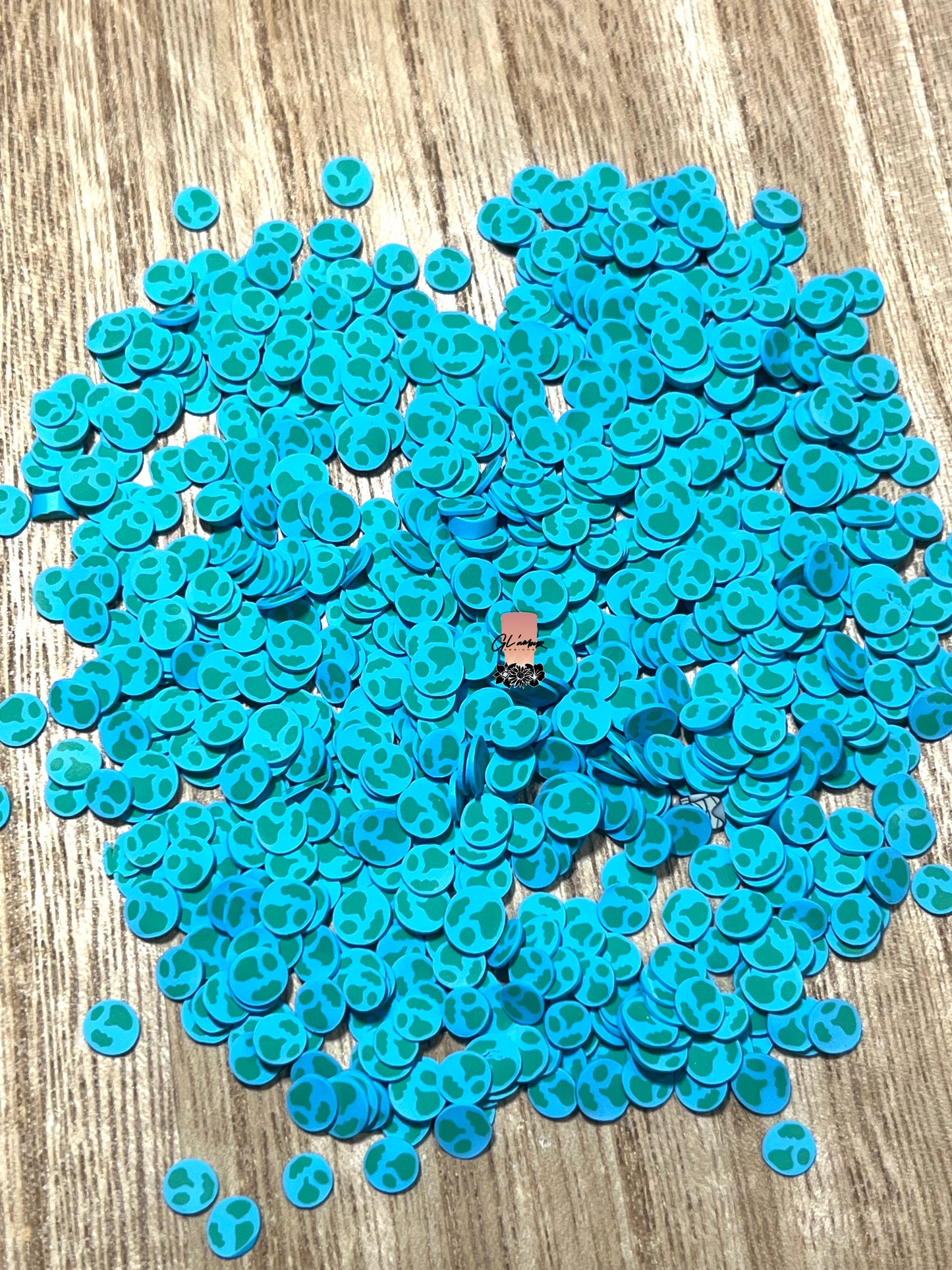 Earth Polymer Slices -small 5mm