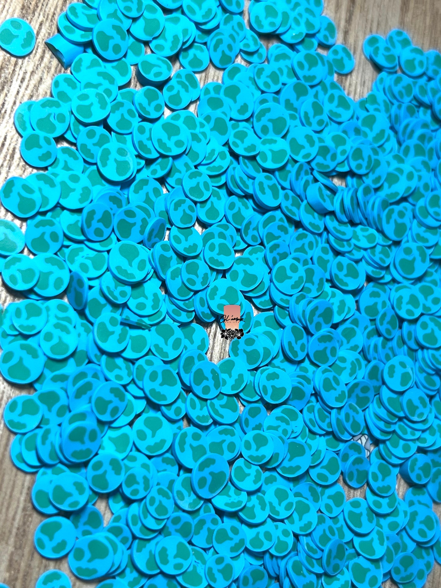 Earth Polymer Slices -small 5mm