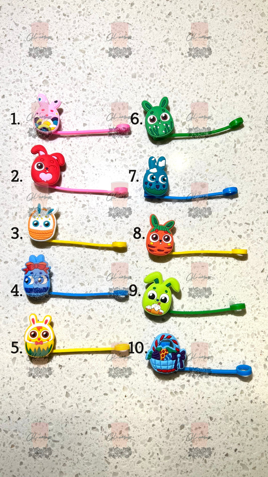 Easter Straw Toppers