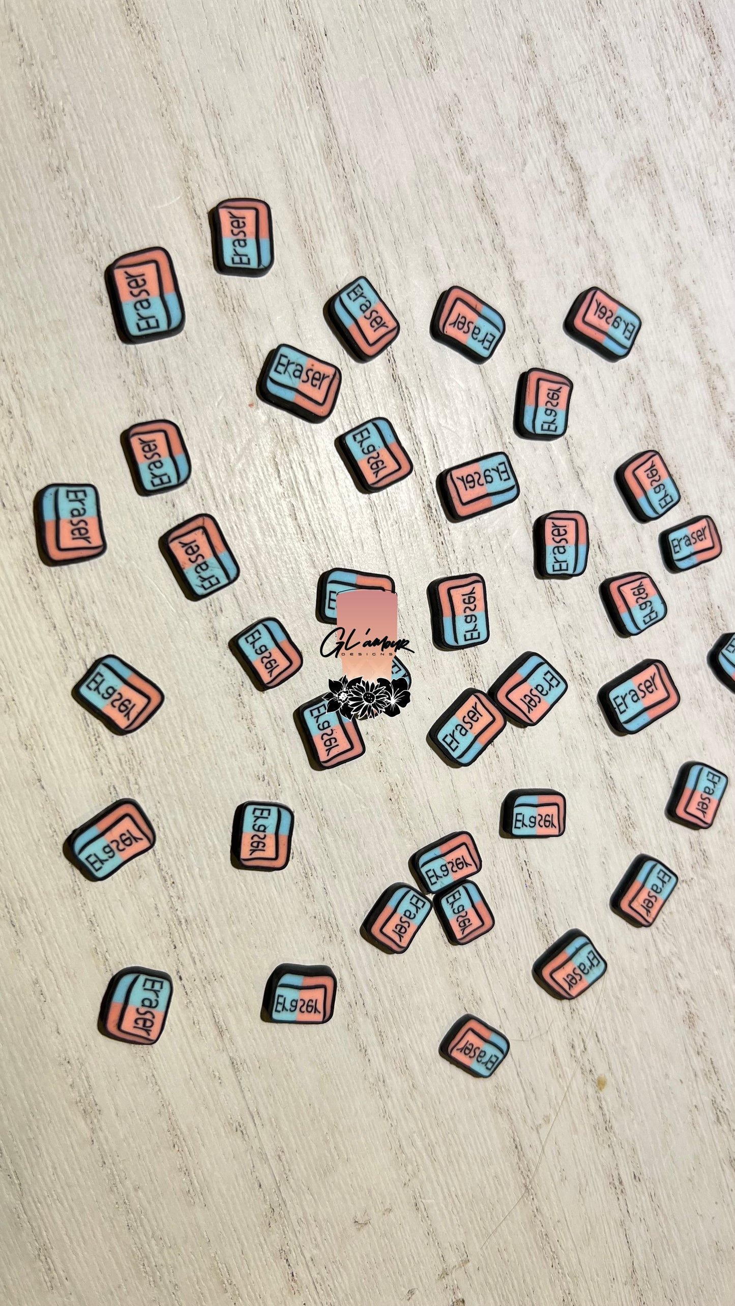 Eraser Polymer Slices- 10mm Large