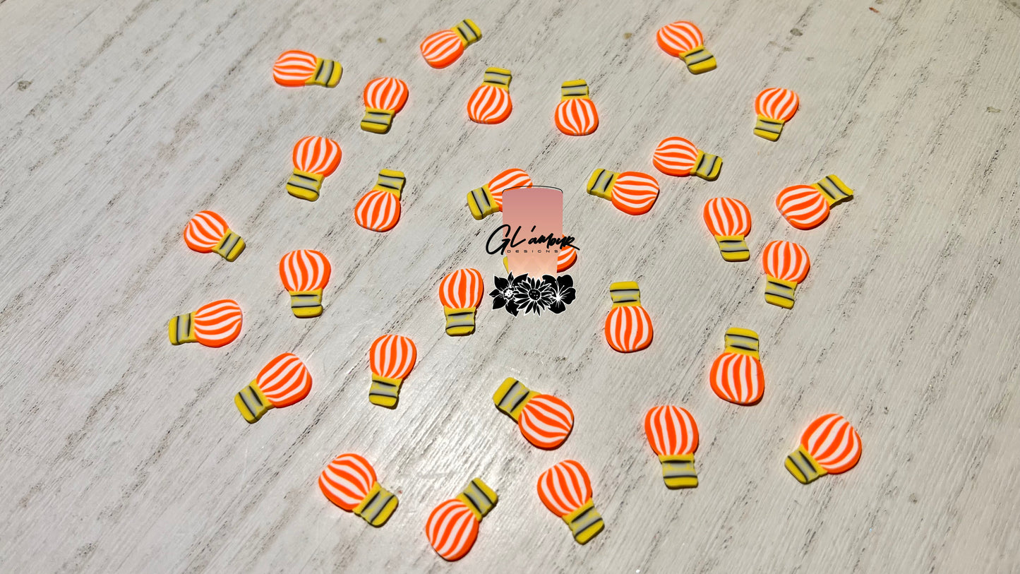 Hot Air Balloon Polymer Slices- 10mm Large