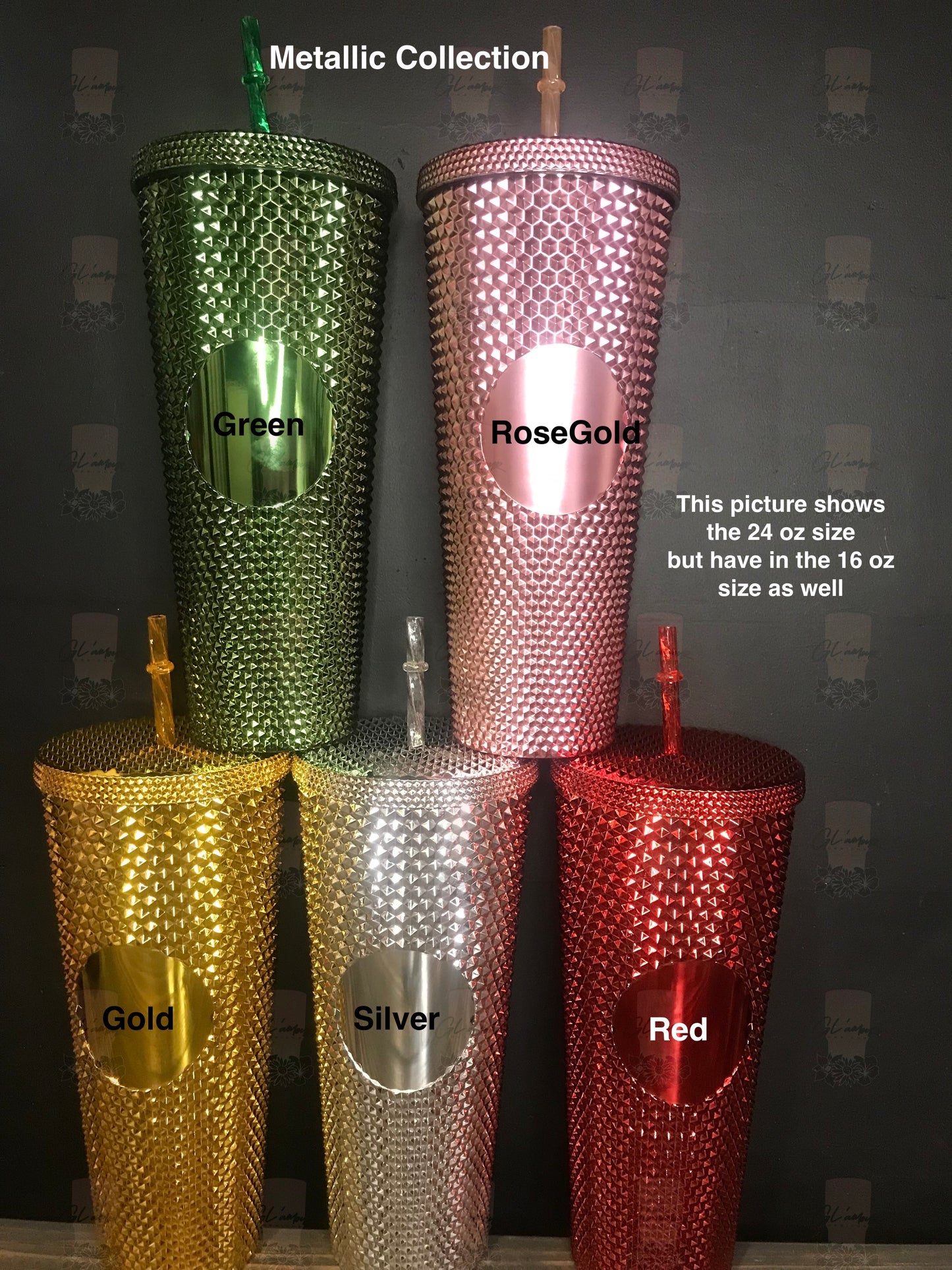 Studded Tumbler Cups 24 oz – Canvas Salon and Day Spa