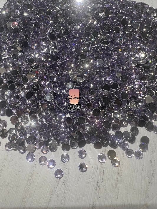 Light Amethyst Resin Rhinestones - 1000 pcs