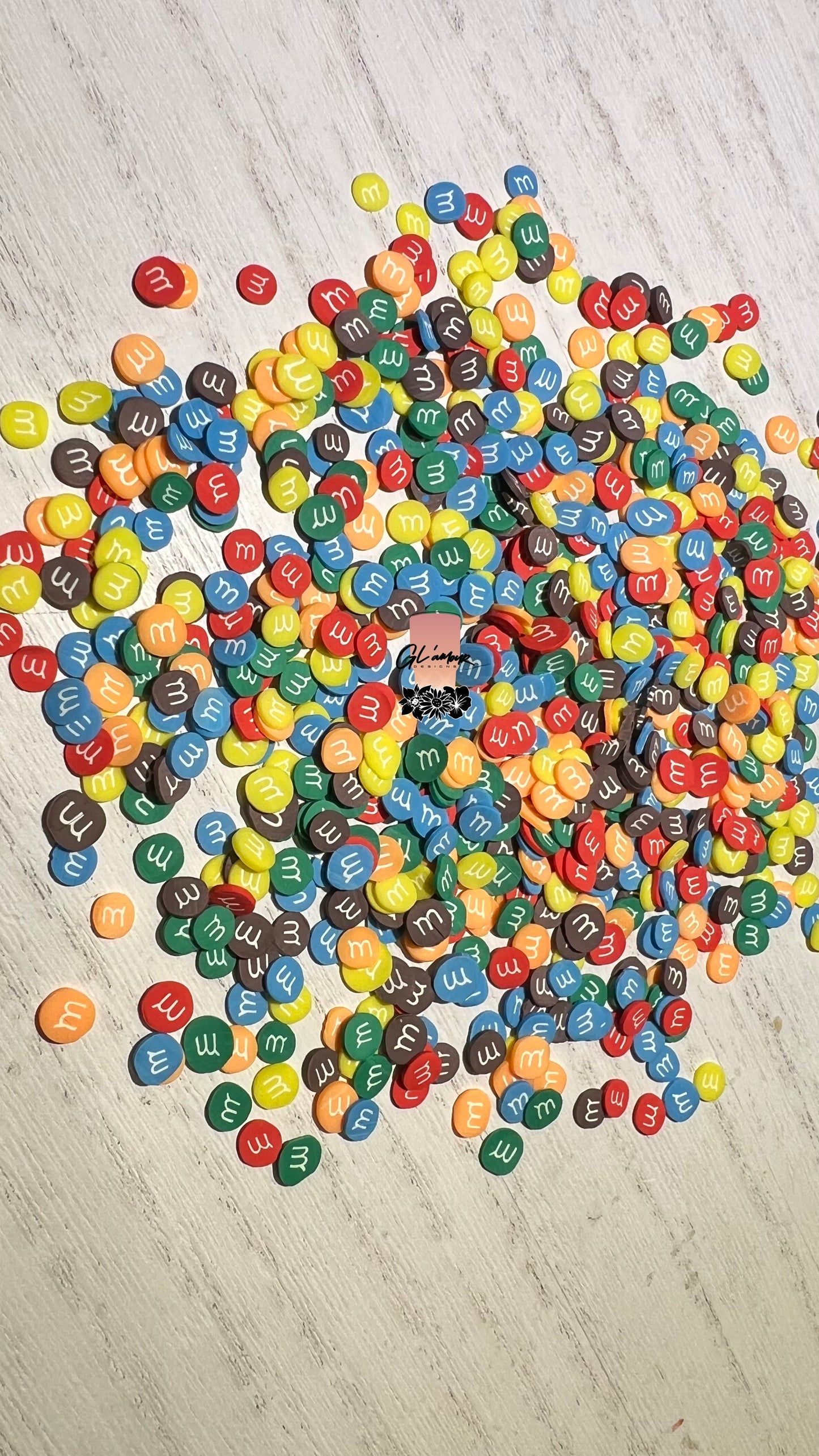 M&Ms Polymer Slices- 5mm Small