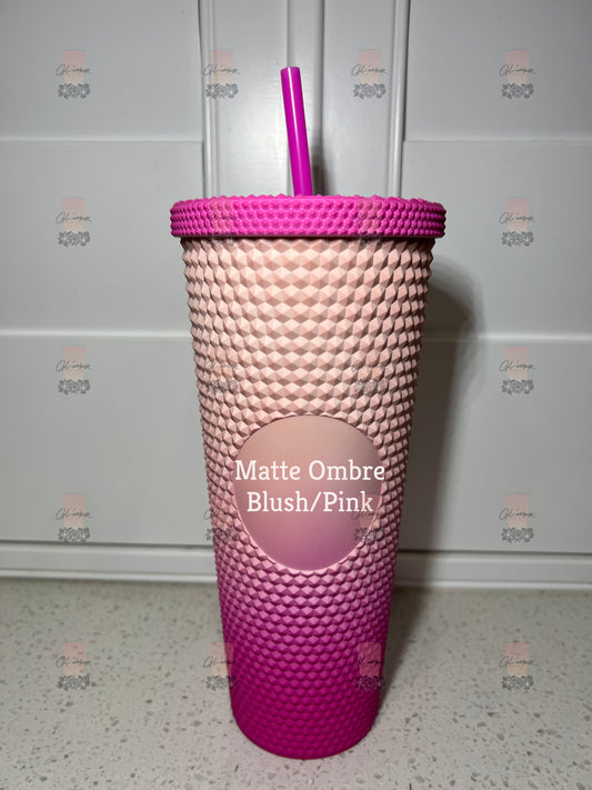 Starbucks Ruby Pink Studded Tumbler 24oz. 