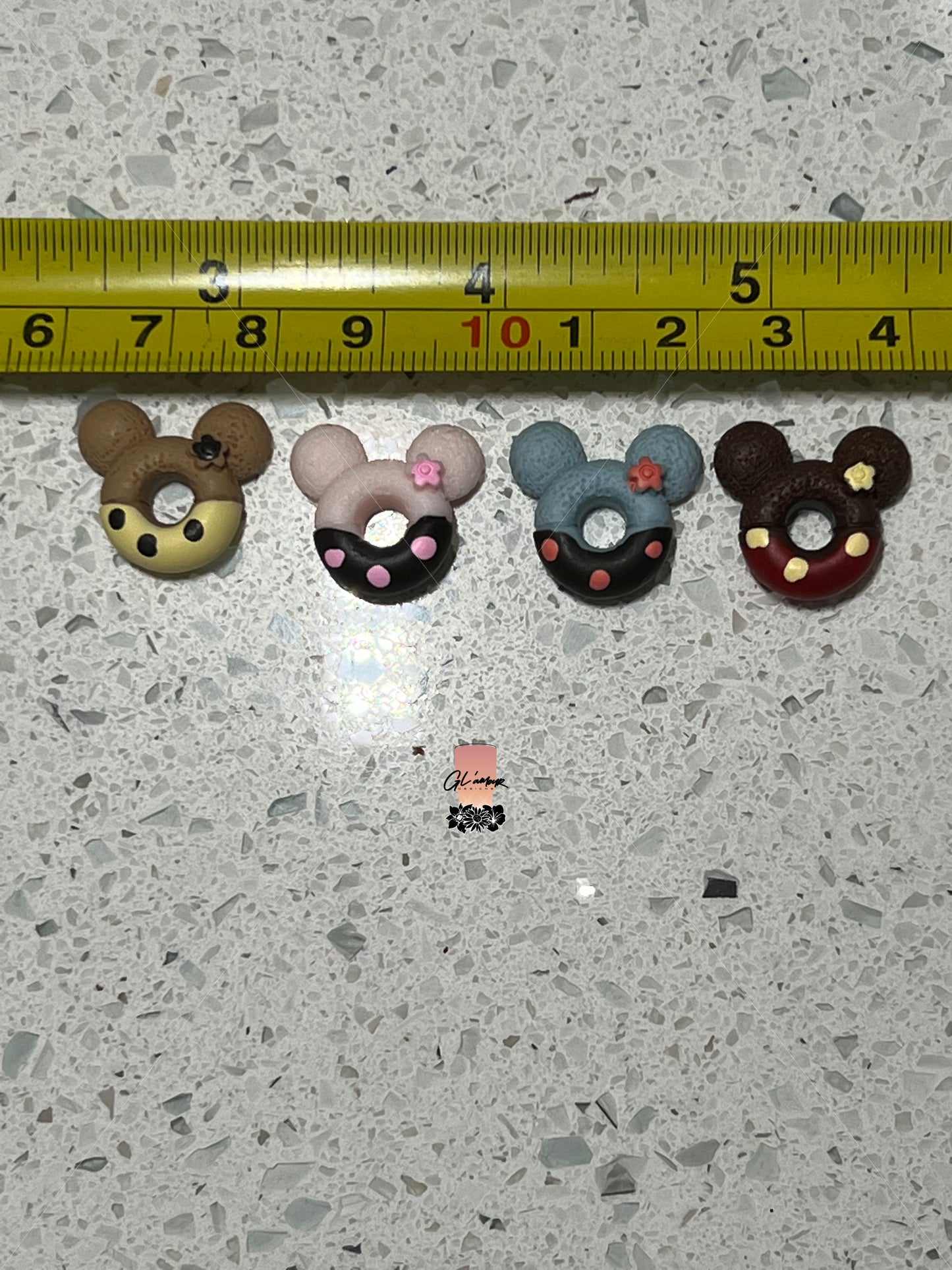 Resin Mouse Donut Charms Cabochon