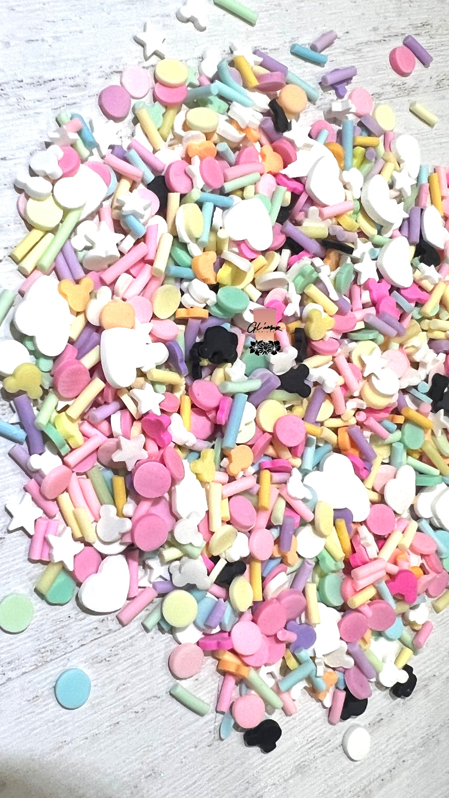 Mousey Love Mix Polymer Slices