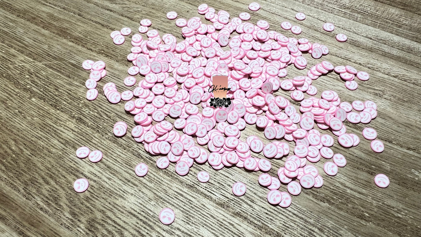 Pink Jack Polymer Slices- 5mm Small
