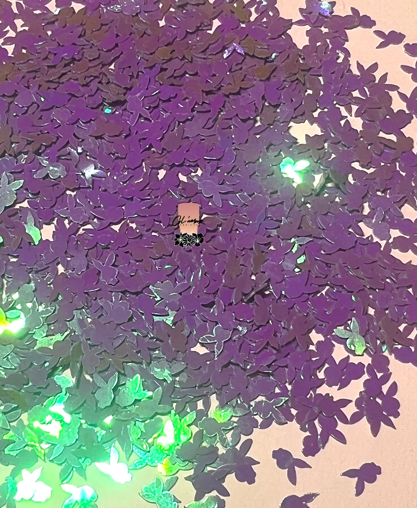 Bunny Purple Glitter