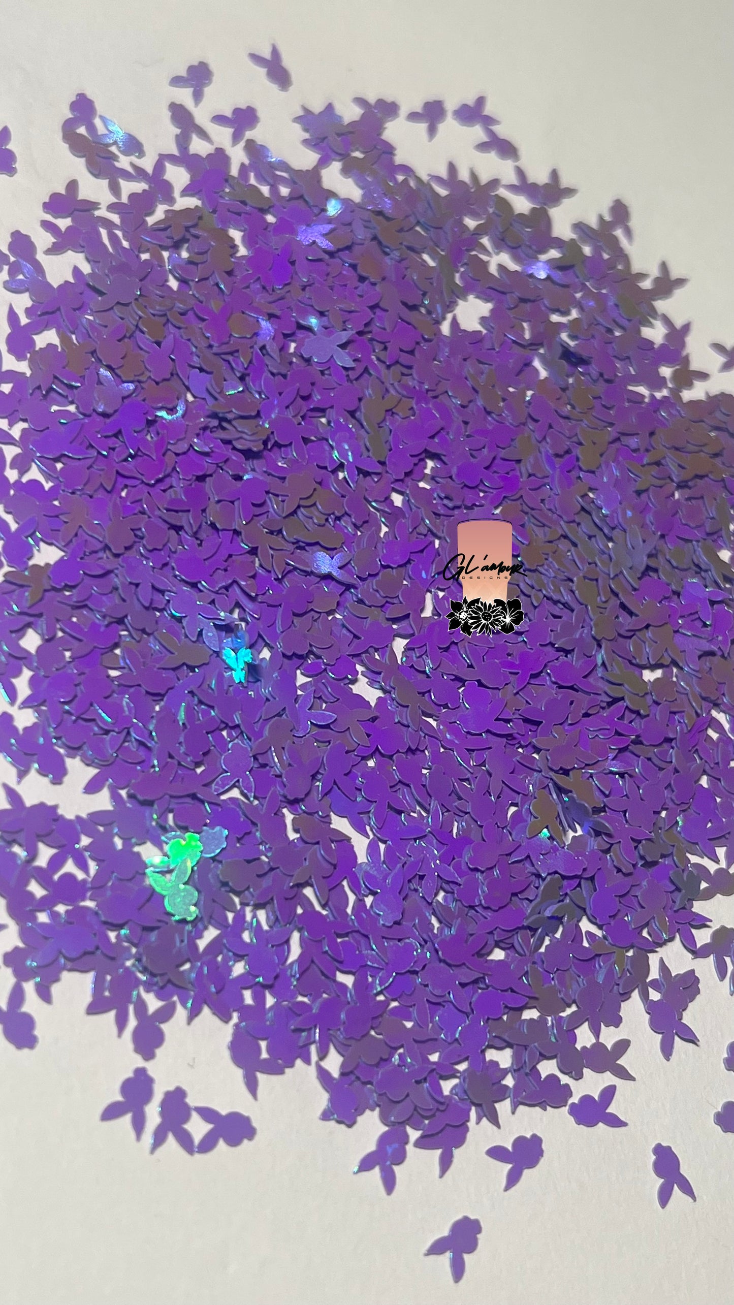 Bunny Purple Glitter
