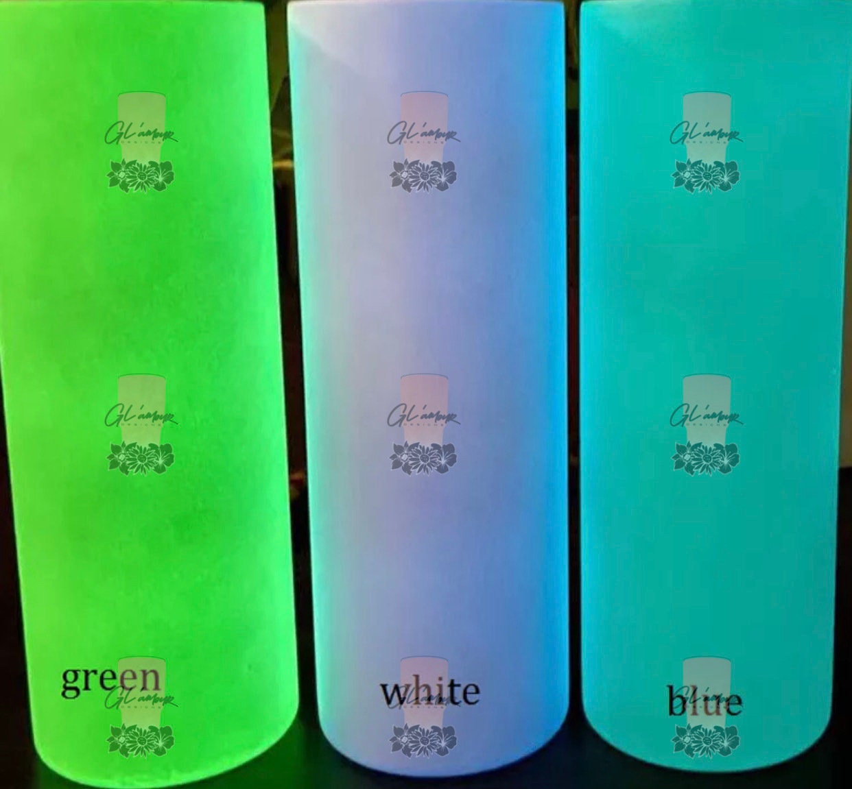20 oz Glow in the Dark Sublimation Tumbler