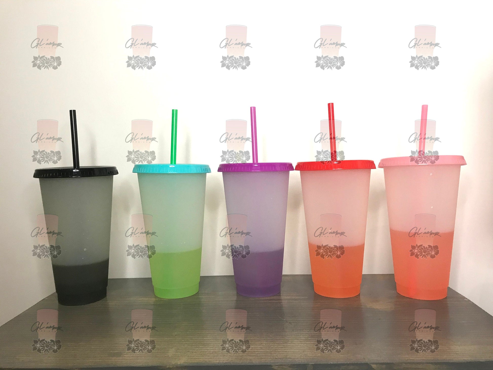 Color Changing Tumblers- Color Changing Cups Cold Drink Cups with