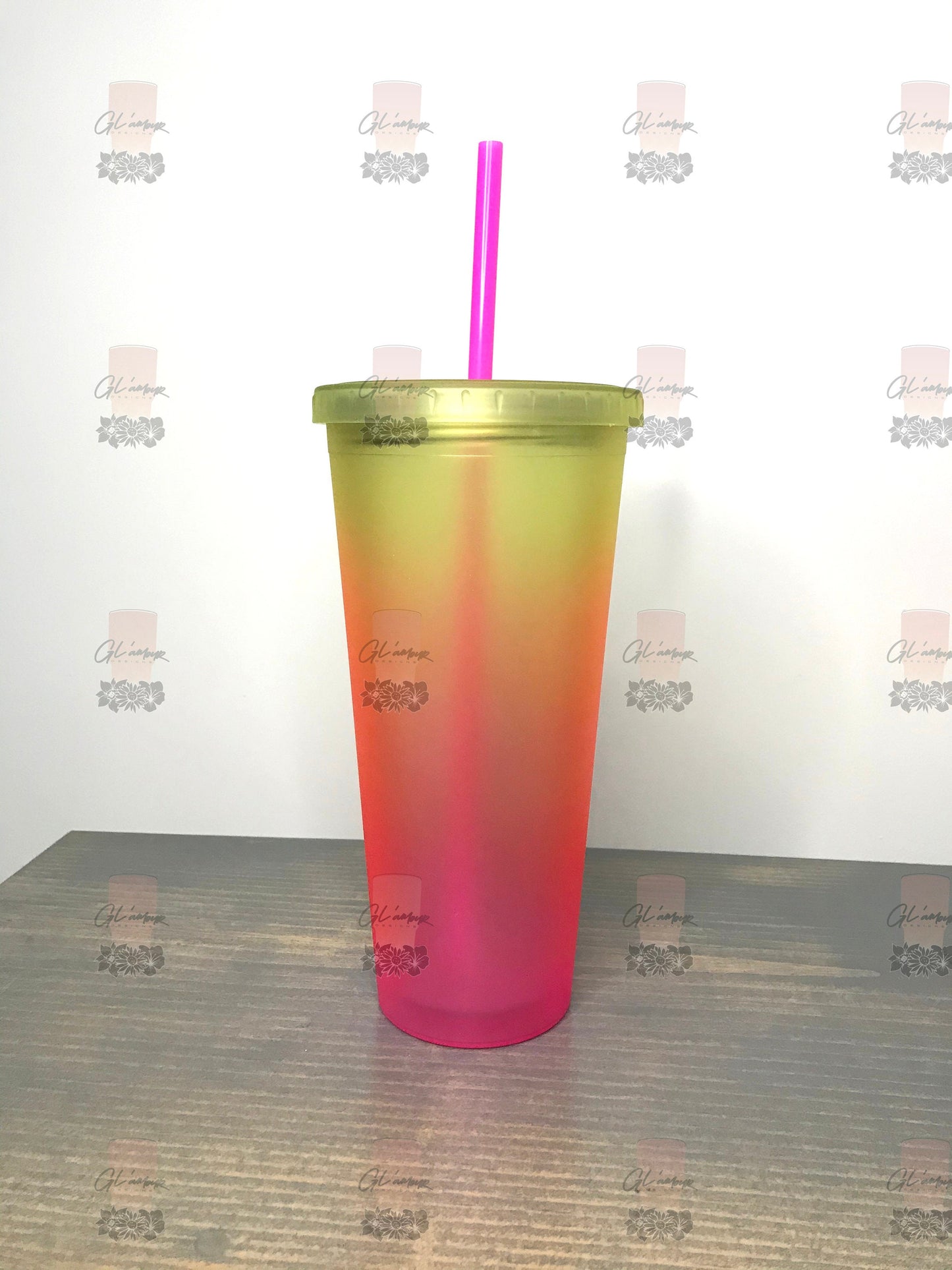 Gradient Ombre 24 oz Acrylic Tumbler