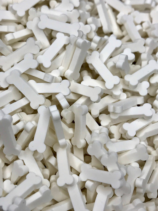 10mm White Bone Polymer Slices -large