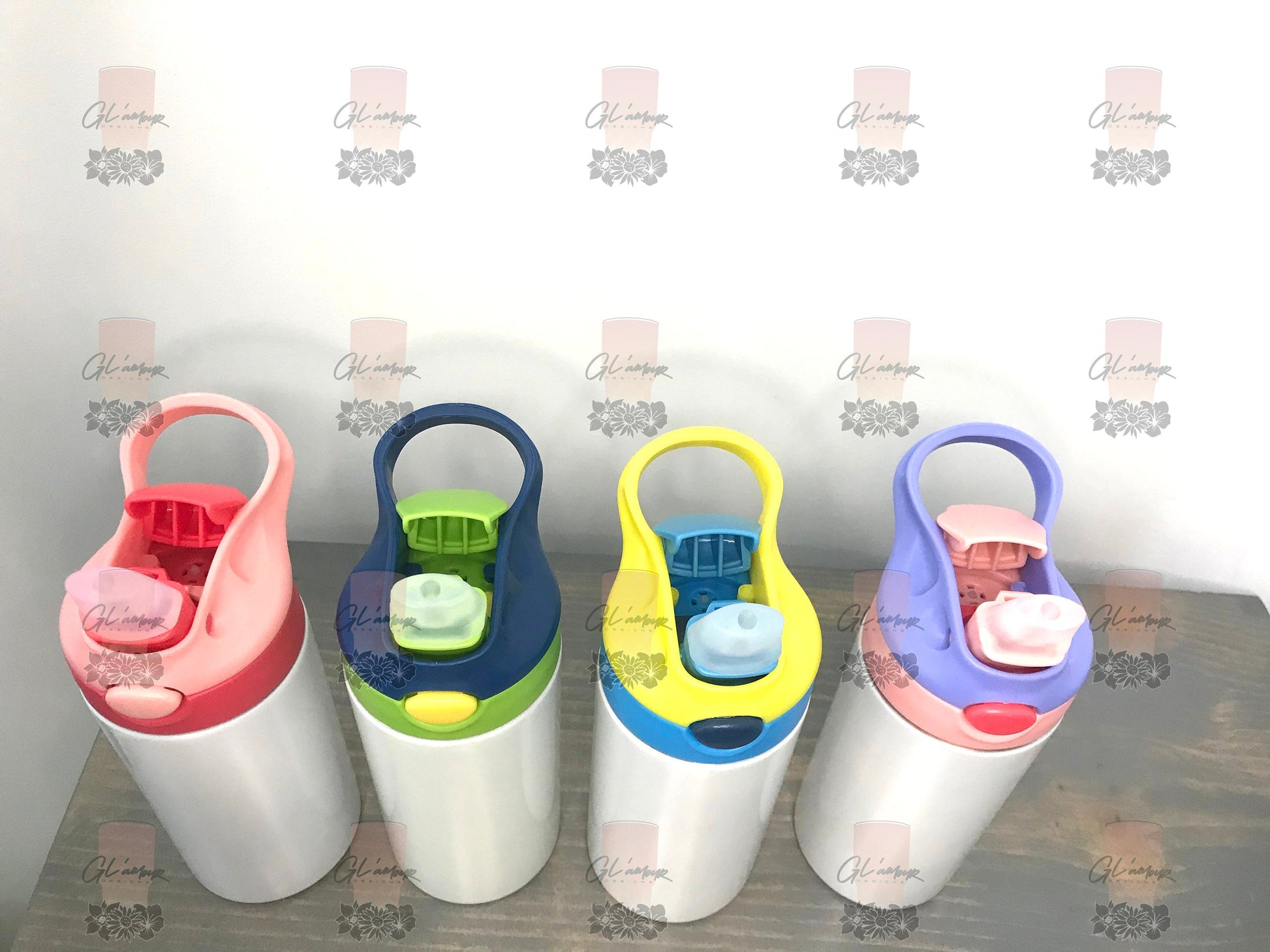 12oz Sublimation Kids Water Bottle 2in1 UV/Glow – Krafty Cups 4 U