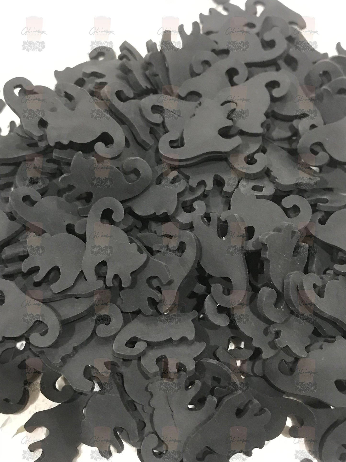 10mm  Black Cat Polymer Slices -large