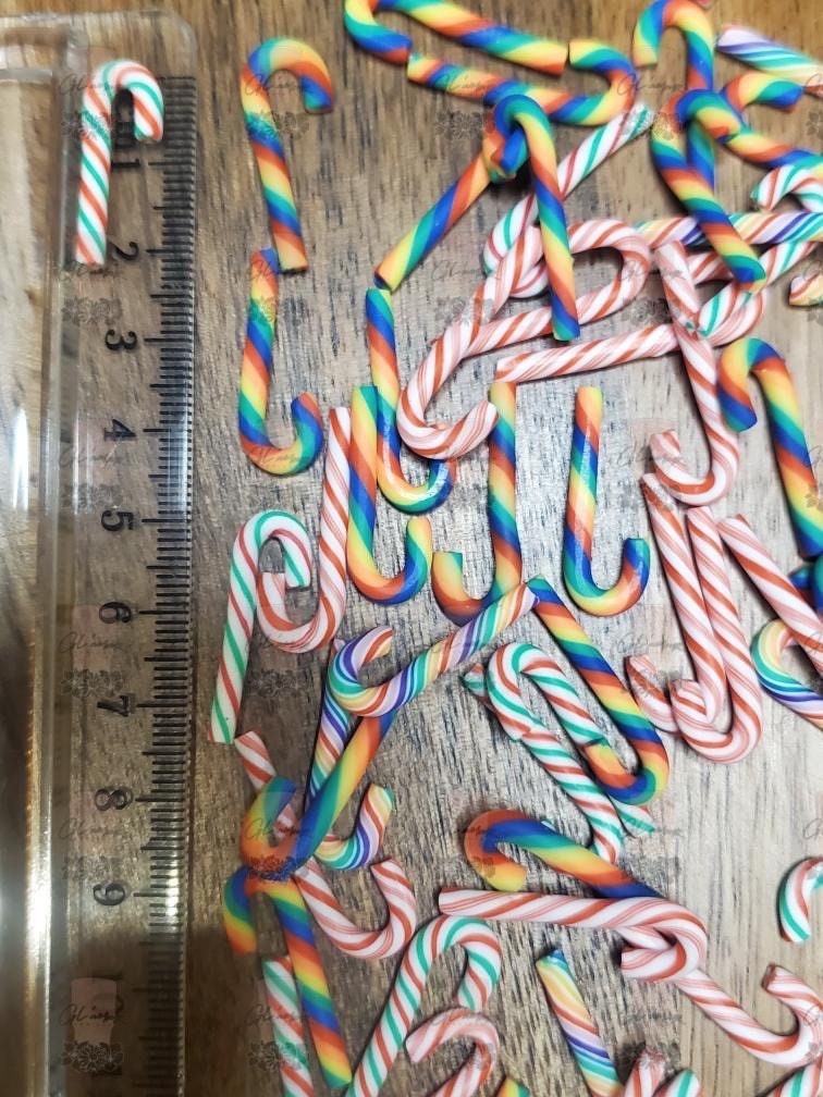 2.3cm Candy Canes - small