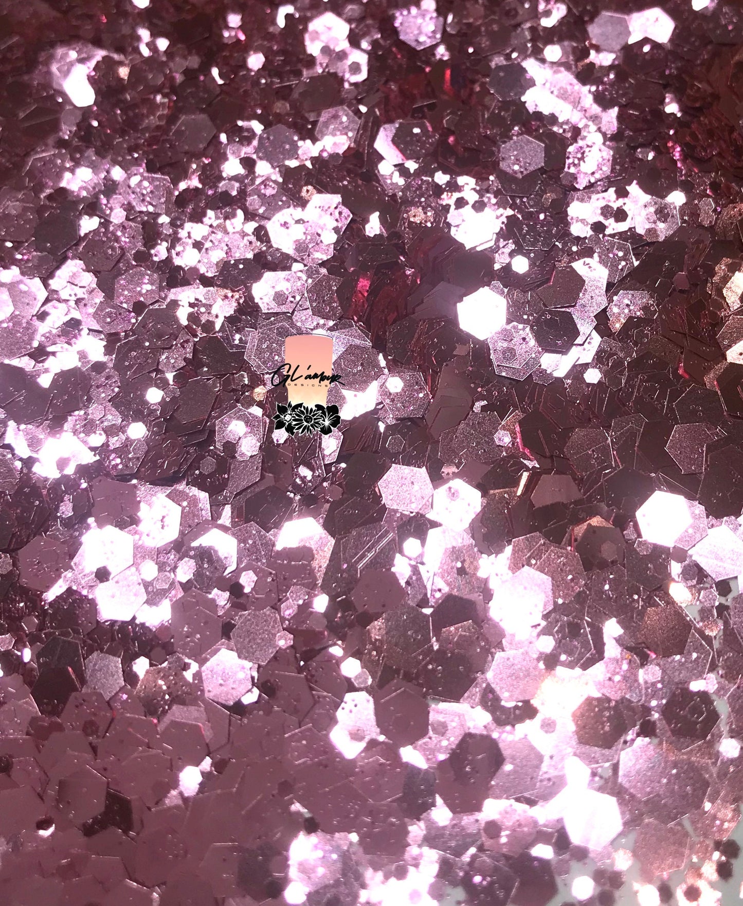 Rose Petal Chunky Glitter