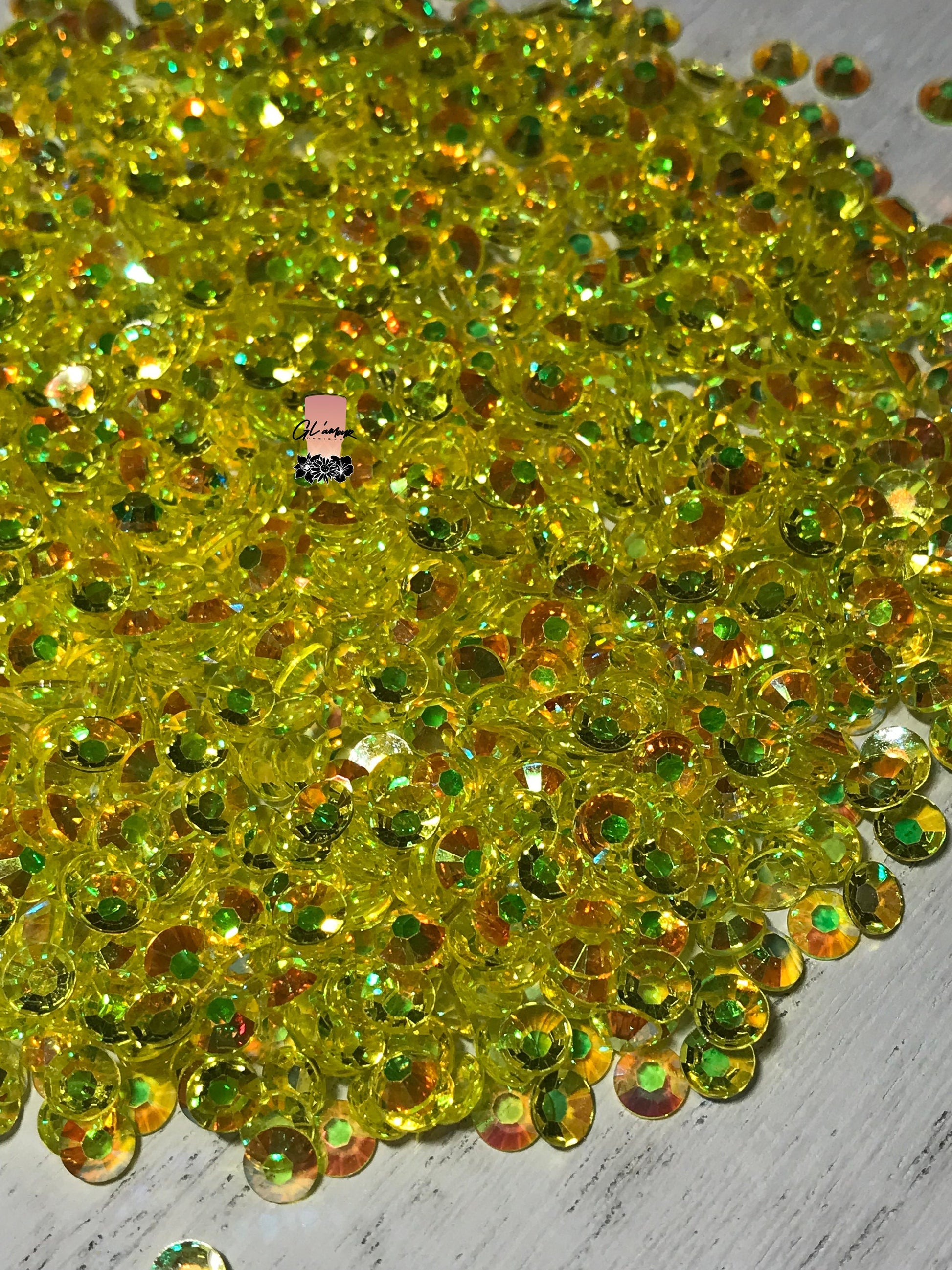 2mm Seed Beads - Transparent Iridescent (1000pcs)