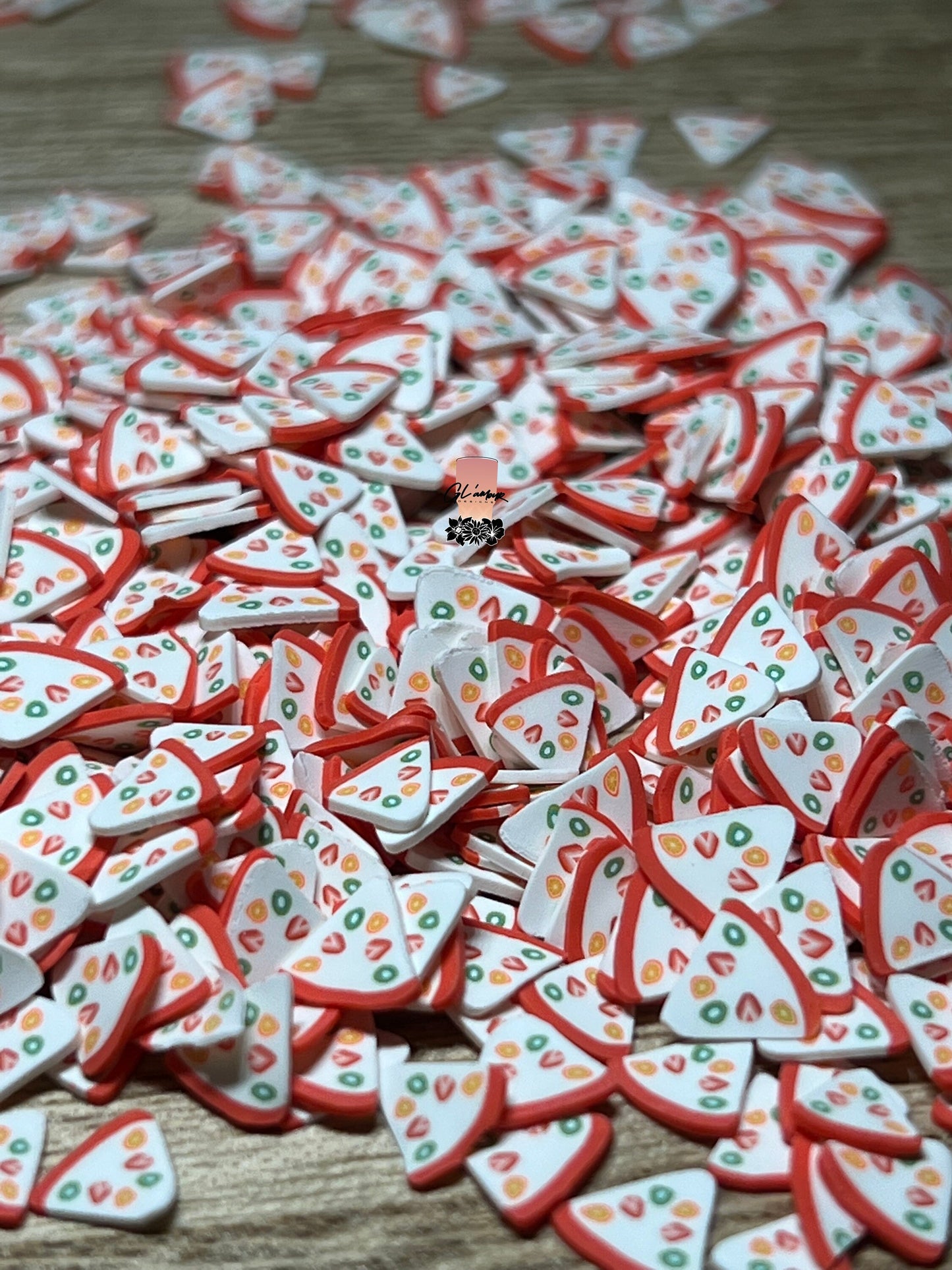 Specialty Pizza Polymer Slices - small 5mm