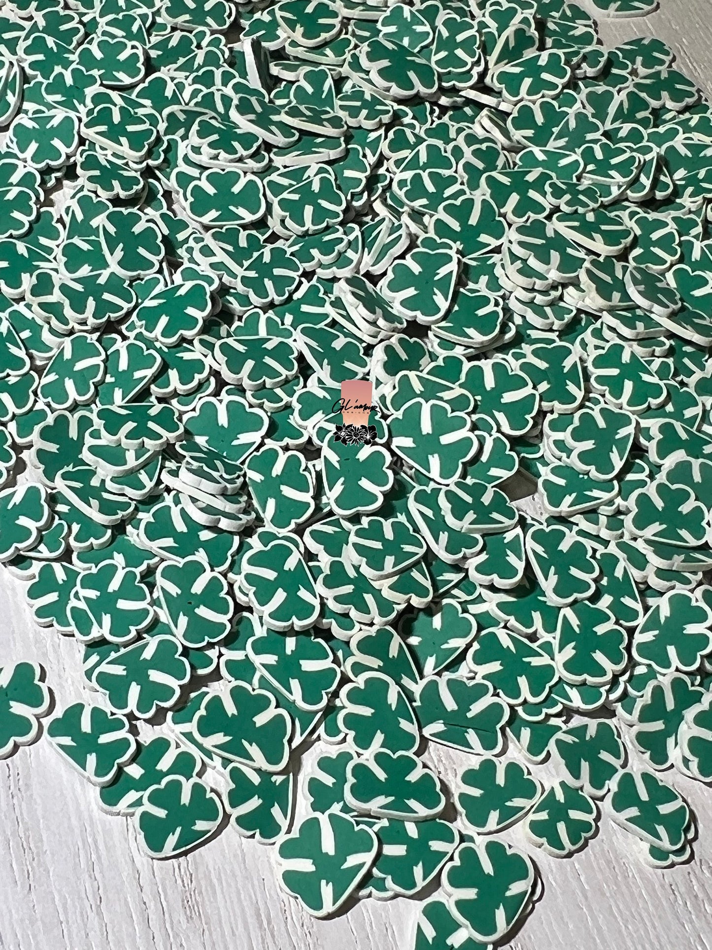 Clover Polymer Slices - small 5mm