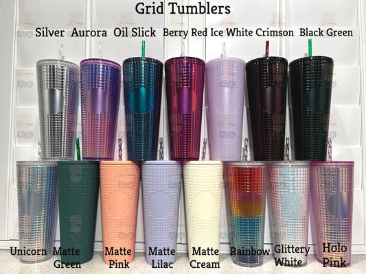 Grid 24 oz Tumblers