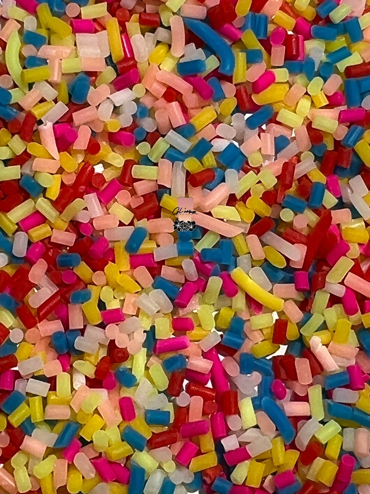 Tiny Sprinkles Polymer Slices