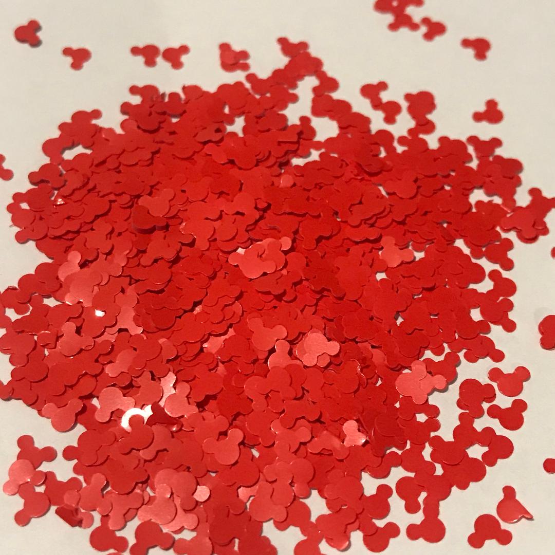 Red Mouse Glitter