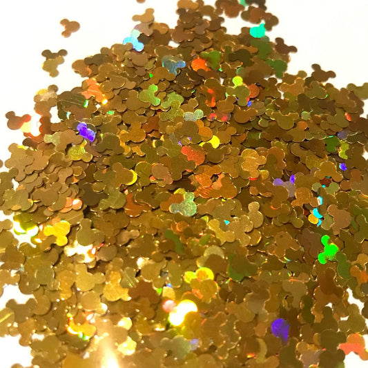 Gold Holographic Mouse Glitter